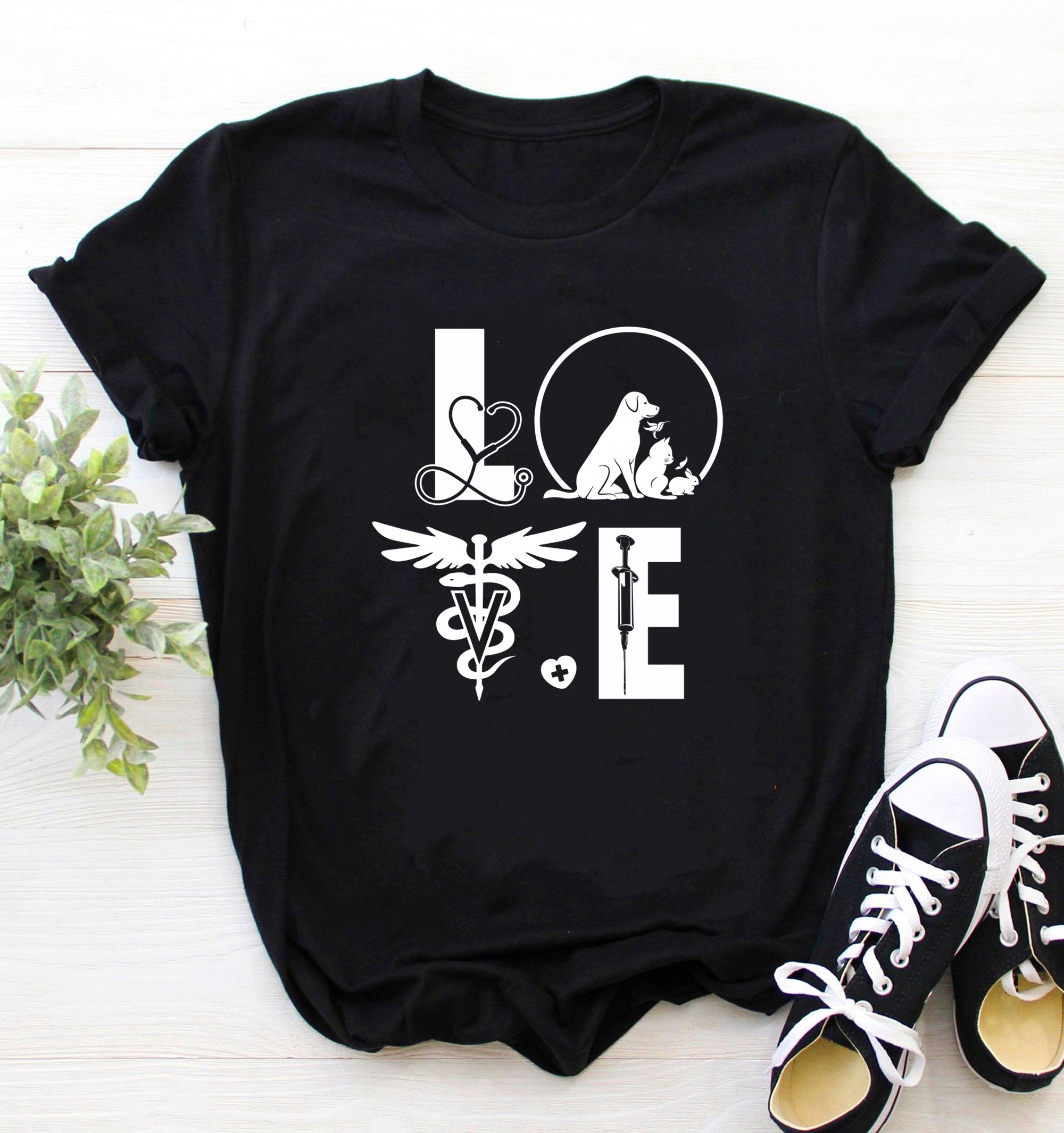 Vet Tech Shirt |  Veterinarian Technician Tshirt | Vet Tech Gift | Gifts for Vet tech | Vet Tech Love Animal Veterinarian Technician Shirt