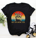 Vintage Best Cat Mom Ever T Shirt, Mothers Day Gift TShirt, Black Cat Shirt, Cat Lovers Tee, Cat Mama Shirt, Cat Lover Gift, Cat Owner Tee