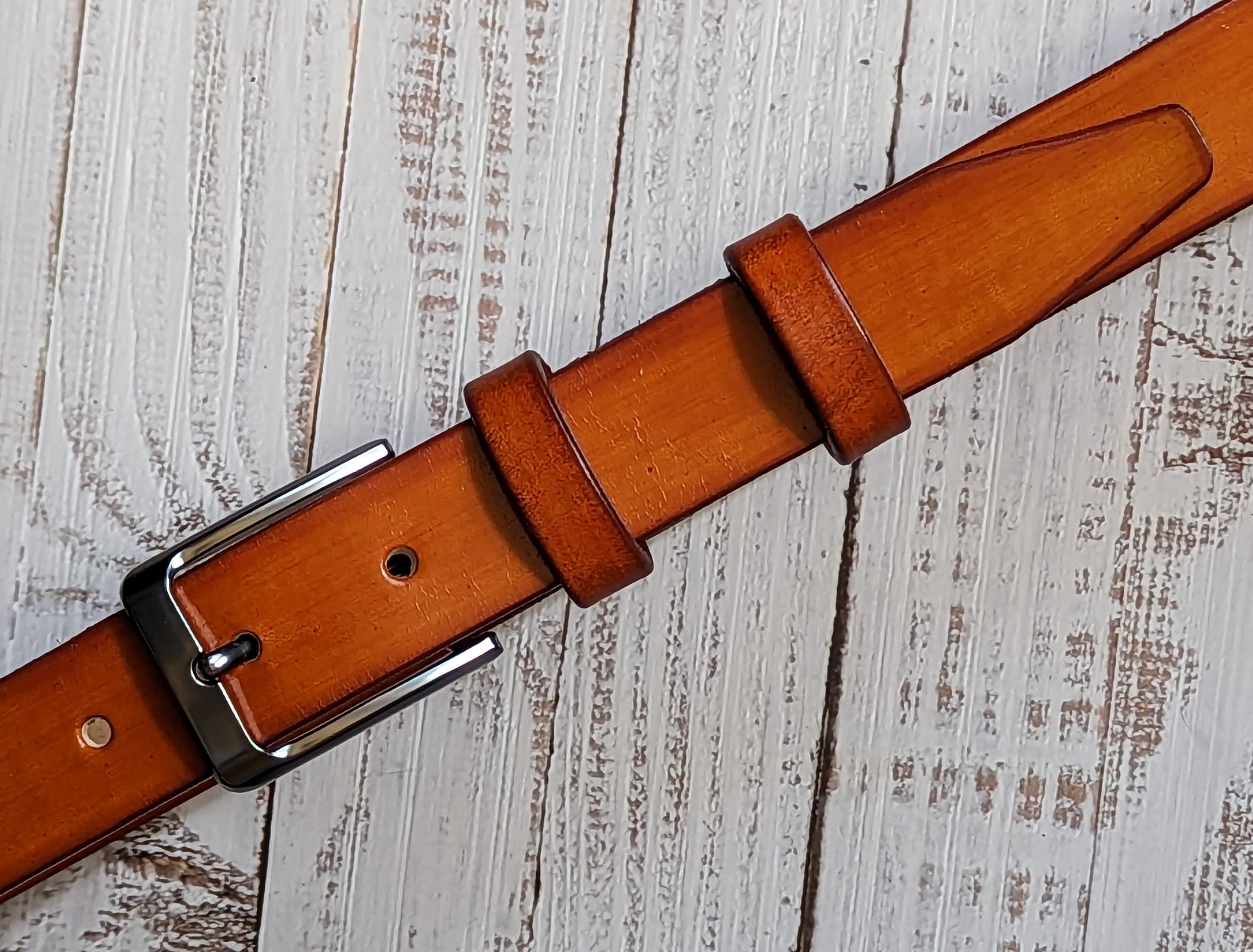 Personalized Italian Leather Belt: Custom Engraved Handmade