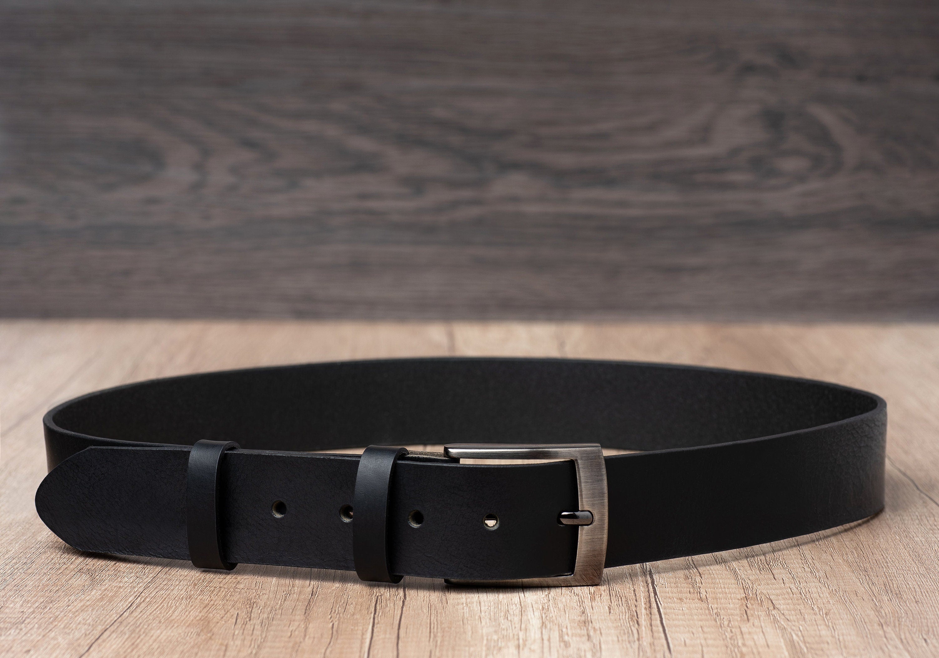 Genuine Leather Belt, Brown Leather Belt, Handmade Classic Everyday Belt
