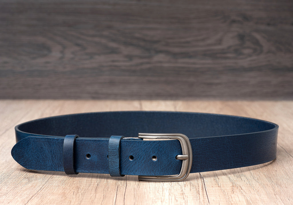 Genuine Leather Belt, Brown Leather Belt, Handmade Classic Everyday Belt