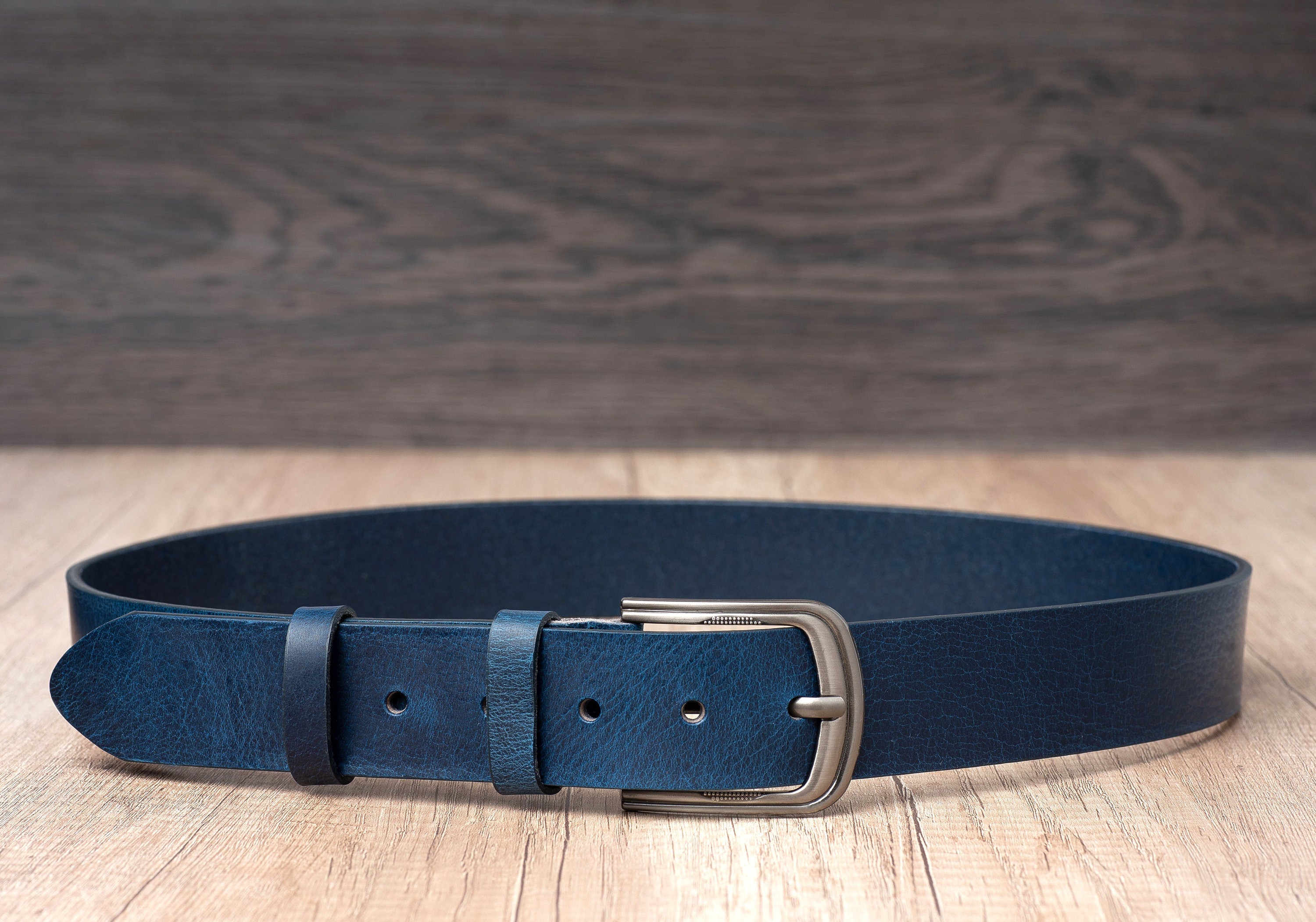 Genuine Leather Belt, Brown Leather Belt, Handmade Classic Everyday Belt