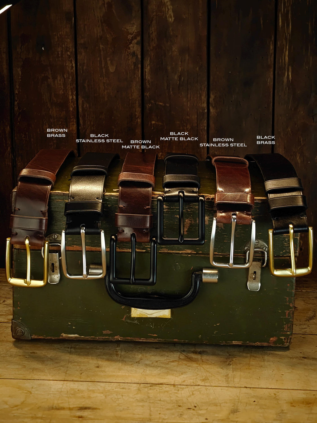 Handcrafted Men's Full Grain Leather Belt. Slim Leather Belt 1.5". Made In Ukraine.