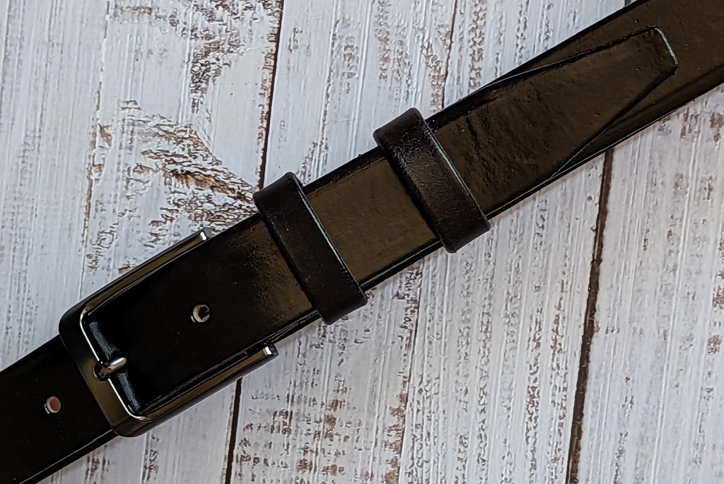 Personalized Italian Leather Belt: Custom Engraved Handmade
