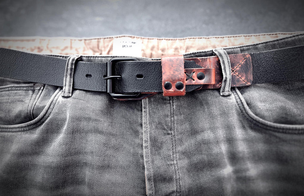 Handmade Vintage Leather Belt – Full Grain Leather Belt For Men & Women, Rustic Handmade Belt, Durable Everyday Work Belt, Unique Gift