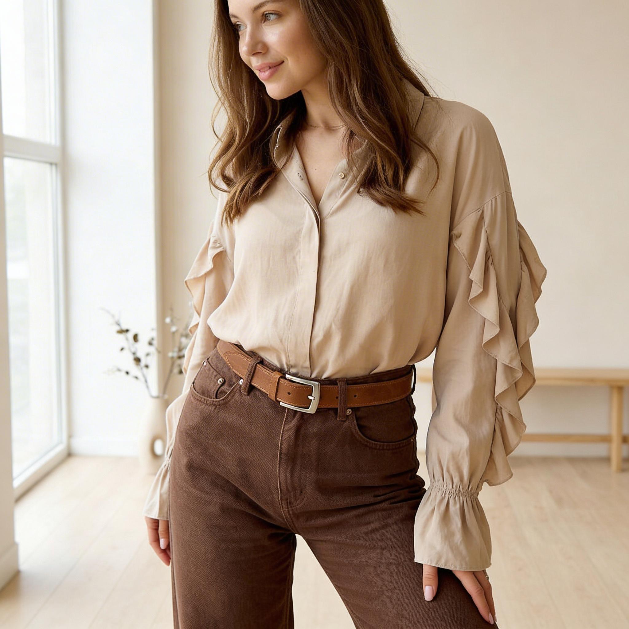 Genuine Leather Waist Belt, Leather Waist Belt Women, Leather Pants Belt For Women,handmade Leather Belts For Women.