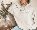 Custom Mama Sweatshirt, Personalized Mom Sweatshirt, Mama Shirt, New Mom Gift for Mother's Day Gift for Her, Mama Established Sweatshirt