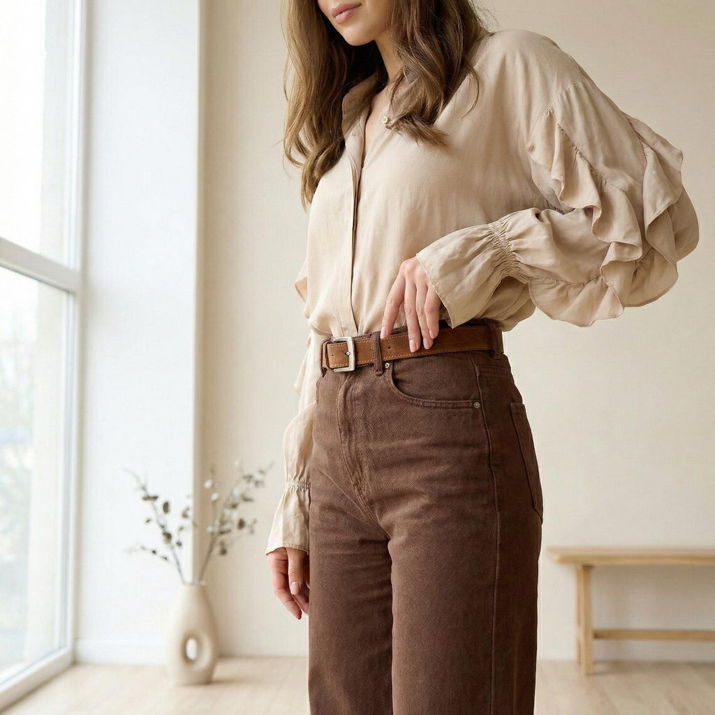 Genuine Leather Waist Belt, Leather Waist Belt Women, Leather Pants Belt For Women,handmade Leather Belts For Women.