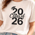 Class of 2026 Shirt, Graduation Tee, Senior 2026 Shirt, Class of 2026 Tee, Graduate Gift Shirt, Senior Year Tee, Grad Shirt